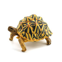 Modèle de tortue reptile en PVC massif, simulation d'assemblage, best-seller transfrontalier, ornements pour aquarium, tortue étoile indienne, aménagement paysager