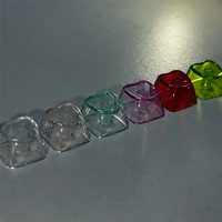Multi-color Full Transparent Heart Shape1u Blank Keycap Durable PC Mechanical Keycap for Mx Switch Mechanical Keyboard