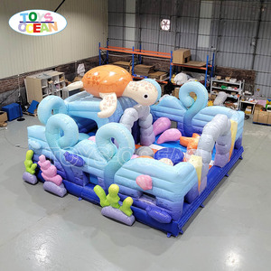 Jouets océan aire de jeux <span class=keywords><strong>tortue</strong></span> parc d'attractions gonflable château rebondissant parcours d'obstacles adapté aux activités commerciales des enfants - Product Image 4