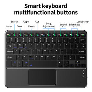 Teclado Inalámbrico Portátil con Interfaz USB de 78 Teclas, Panel Táctil, para Tablet PC, Ruidian DK01, Plástico, Envío Rápido, Nuevo, Mecánico - Product Image 3