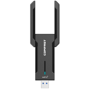 2023 Tốt Nhất 802.11ax Wifi 6 USB <span class=keywords><strong>Adapter</strong></span> Tri Ban Nhạc 6 Ghz Miễn Phí Điều Khiển USB Wifi <span class=keywords><strong>Adapter</strong></span> Cho PC - Product Image 1