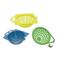 Fabricant vente en gros de bol en plastique pour animaux de compagnie nid d'oeufs d'oiseau perroquet décoration de cage à oiseaux en maille plastique nid d'oiseau pigeon bol