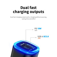Chargeur de type C d'origine de haute qualité 3 en 1 adaptateur de voyage de téléphone rapide USB QC PD noir pour prise britannique utilisation portable téléphone portable