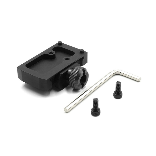 Red Dot Riser Mount Plate for ROMEO1 Mini Optics Reflex Sight Quick Release/Detach Low Scope Adapter Base with Screws and Wrench