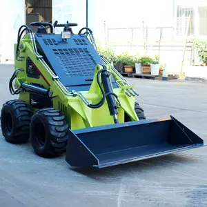 Goedkope Chinese Elektrische Wandeling Achter Crawler Wiel Diesel Mini Skid Stuur Track Loader Te Koop