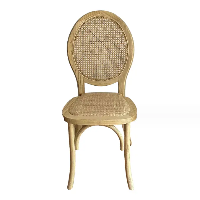 Großhandel Französisch Vintage Stil Holz Esszimmers tühle Stoff Hochzeit Stühle Holz Stuhl
