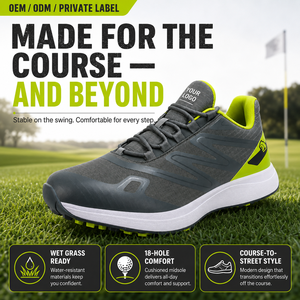 Chaussures <span class=keywords><strong>de</strong></span> <span class=keywords><strong>golf</strong></span> imperméables pour hommes avec logo personnalisé, légères, respirantes, antidérapantes, chaussures <span class=keywords><strong>de</strong></span> <span class=keywords><strong>golf</strong></span> pour hommes OEM - Product Image 2