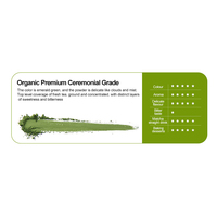 Poudre de Matcha Pur de Qualité Cérémoniale 100g 100 Portions Thé Vert de Première Récolte Premium Sachet Marque Privée
