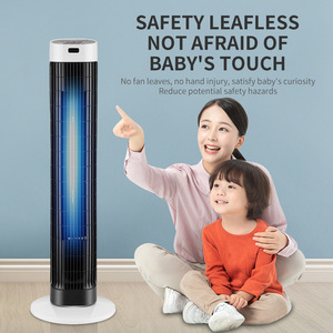 Ventilatore elettrico a torre senza sede per uso domestico controllo meccanico in materiale plastico telecomandato - Product Image 3