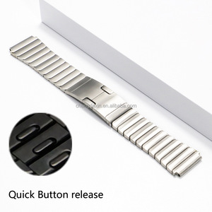 Bracelet <span class=keywords><strong>à</strong></span> dégagement rapide pour Apple Watch Ultra 3/2/1 49MM femmes bracelets de montre en acier inoxydable - Product Image 2