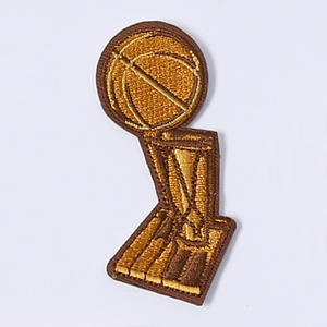 Super Basketball Patch Iron on Embroidery All Star Sports Team Champions League Patch for Jersey - Product Image 2