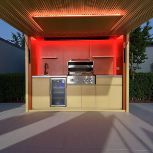 Barbecue GODI élégant et minimaliste en acier inoxydable, adapté aux armoires de cuisine extérieures - Product Image 3