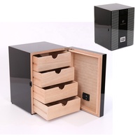 Hộp Đựng Xì Gà FUREN Cao Cấp, Hộp Đựng Đàn Piano, Sơn Mài, Tạo Độ Ẩm