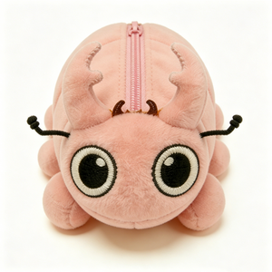 Estuche de Lápices y Bolsa con Cremallera de Peluche de Escarabajo Personalizado, Bolsa de Maquillaje de Insecto Rellena, Bolsa de Almacenamiento de Insectos con Relleno de Algodón PP, Unisex para Halloween - Product Image 5