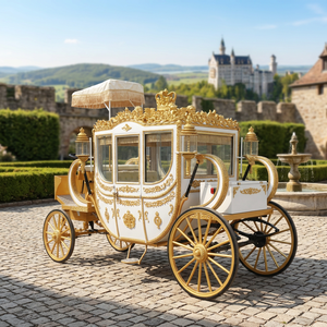 Calèche royale de qualité personnalisée, vente chaude, prix bas, calèche royale électrique de luxe pour mariage - Product Image 1