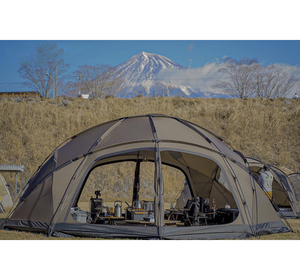 Tente dôme en forme de demi-boule Offre Spéciale Tente étoilée de <span class=keywords><strong>camping</strong></span> en plein air en tissu noir de haute qualité - Product Image 1