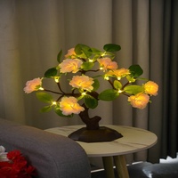 Nouvelles lumières décoratives LED artificielles faites à la main en forme de branche d'arbre, avec fonction tactile marche/arrêt, alimentées par USB et piles, pour Thanksgiving et anniversaires