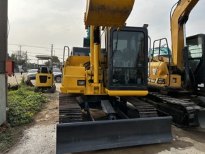 รถขุดตีนตะขาบมือสองจากญี่ปุ่น ยี่ห้อโคมัตสุ รุ่น PC70-8 น้ำหนัก 7 ตัน รถขุดโคมัตสุ PC70-8 สำหรับงานก่อสร้าง พร้อม EPA/CE - Product Image 3