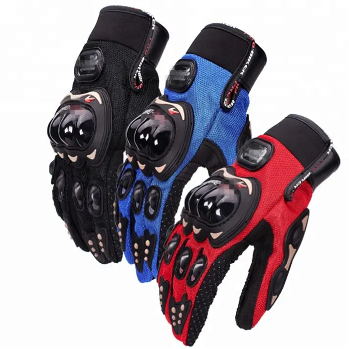 Motorcycle Probiker Leather Touch Screen Motocross Motorcycle 3D Sport Racing Gloves