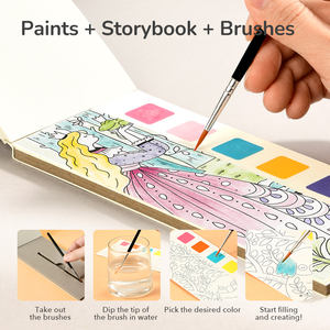 Mideer MD4284 bambini acqua da colorare libro disegno-<span class=keywords><strong>farfalla</strong></span> maniero Graffiti arti e mestieri bambini - Product Image 3