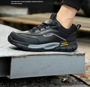 Chaussures de travail résistantes à l'usure pour chantier de construction, imperméables, antidérapantes, confortables, chaudes, chaussures de randonnée et de sport pour hommes - Product Image 3