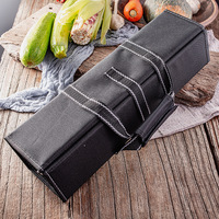 5 pièces sac de rangement pour couteaux kit de Chef Oxford tissu sac de transport pour couteaux de cuisine Portable chinois et occidental sac de rangement pour couteaux de cuisine
