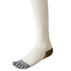 ถุงเท้าโยคะห้านิ้วผ้าฝ้ายกันลื่นสำหรับผู้หญิงฤดูใบไม้ผลิฟิตเนสพิลาทิสวิ่งสีขาวสีเทาอ่อนสีน้ำเงินกรมท่า - Product Image 3