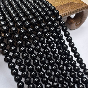 Perles rondes en résine œil-de-chat blanches à la lumière UV pour la fabrication de bijoux DIY, accessoires de bracelet faits à la main - Product Image 6