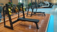 Équipement de musculation LAND Sports Entertainment Powertec Leverage Squat Calf Free Weight, cadre en acier Q235, modèle LD-9079