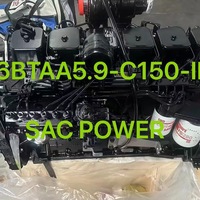 Moteur diesel DCEC Cummins 6BTAA5.9-C150 110kw 6 cylindres d'origine de haute qualité pour une utilisation industrielle dans la construction 1950 tr/min