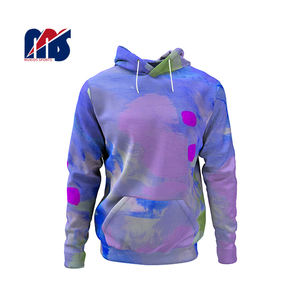 เสื้อสวมหัวสำหรับผู้ชายผ้าคอตตอนโพลีเอสเตอร์พิมพ์ลายโลโก้แบบกำหนดเอง - Product Image 5