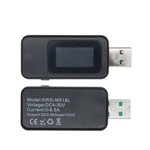 KWS-MX18L Probador USB 10 en 1, <span class=keywords><strong>Volt</strong></span>ímetro <span class=keywords><strong>Digital</strong></span> DC, Amperímetro, Medidor de Corriente y Voltaje, Detector de Amperios y Voltios, Cargador de Batería Externa - Product Image 3