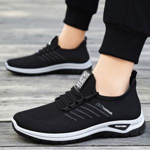 Chaussures de sport décontractées respirantes à lacets pour hommes, en maille, pour le printemps - Product Image 5