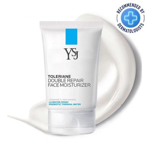 Crème hydratante pour le visage Toleriane Double Repair, céramide, niacinamide, <span class=keywords><strong>eau</strong></span> <span class=keywords><strong>thermale</strong></span>, hydratation 48h, réparation de la barrière cutanée pour <span class=keywords><strong>peaux</strong></span> <span class=keywords><strong>sensibles</strong></span> - Product Image 1