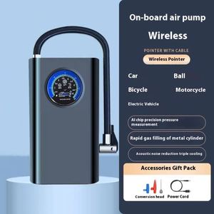 <span class=keywords><strong>Pompe</strong></span> à air numérique sans fil 12V 150PSI avec affichage numérique, 80W haute puissance <span class=keywords><strong>pour</strong></span> voiture, vélo <span class=keywords><strong>de</strong></span> <span class=keywords><strong>course</strong></span>, vélo électrique, VTT - Product Image 2