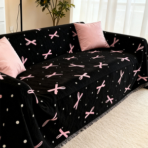 Funda de Sofá de una Pieza de Lujo, Estilo Moderno, de Poliéster/Algodón, Antiestática, Antiarañazos para <span class=keywords><strong>Gatos</strong></span>, Diseño Sólido - Product Image 1