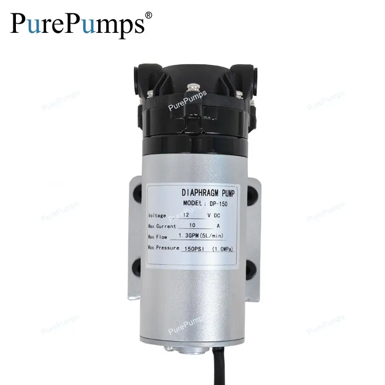 12bar food grade 12v motor power high pressure diaphragm booster RO water pump