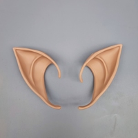 Vente en gros d'oreilles de fée, de pixie et d'elfe en TPR souple et pointues, accessoires de déguisement pour mascarade, de maquillage et de costume d'Halloween