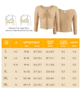 Khả Năng Mở Rộng Cao Hút Mỡ Sau Phẫu Thuật Giảm Béo Dài Tay Arm Shapewear Bra Corset Phụ Nữ Body Shaper - Product Image 6