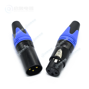 Chất lượng cao 3-<span class=keywords><strong>pin</strong></span> XLR DMX nối đồng liên hệ với Snap phù hợp với nam cắm nữ nối - Product Image 2