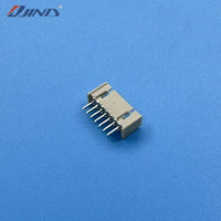 Adaptateur de connecteur de câble JINDA 1.25T-1-7A DC LED PCB Wire-to-Board/Wire-to-Wire, pas de trou P-1.25mm, 125V, en bronze phosphoreux étamé