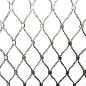 Dierentuinspecifiek Roestvrijstalen Touwnet, Ontsnappingsbestendig Beschermend Touwnet, Volière/Veiligheidsisolatieret Voor Beestgebieden - Product Image 5