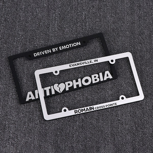 กรอบป้ายทะเบียนรถยนต์อเมริกัน อลูมิเนียมอัลลอยด์ APS แบบกำหนดเอง - Product Image 1
