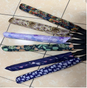 Cravatta in Seta Stampata, Classica Cravatta da Uomo per Affari, Ecologica con Motivi a Trasferimento Termico - Product Image 3