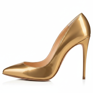 Scarpe da Donna con <span class=keywords><strong>Tacco</strong></span> a Spillo e Punta Affusolata in Vernice, Classiche Scarpe con <span class=keywords><strong>Tacco</strong></span> Alto, Multicolore, Vendita all'Ingrosso OEM Personalizzabile - Product Image 6