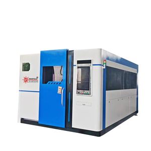 Machine de découpe laser à fibre 1530 S Tablechange Cabin Raycus Photonics 1500W pour aluminium, acier, laiton - Product Image 4