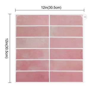 Último diseño, recién llegado, autoadhesivo, pegatinas cuadradas contra salpicaduras de Gel 3D, pegatinas de vinilo para azulejos de pared para azulejos de cocina - Product Image 2