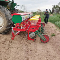 Pas de labour semoir de maïs tracteur entraîné engrais de maïs semoir Machine de semis de maïs multifonctionnel 3 points attelage semoir de maïs