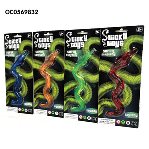 Nuevo Juguete de Serpiente de Goma Elástica y Pegajosa para Niños, para Escalar Paredes - Product Image 4
