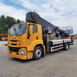 Camión con Plataforma de Trabajo Aérea ISUZU GIGA de 60 m, Nuevo, Diésel, 300 HP, con Brazo Telescópico y Cesta de Trabajo - Product Image 4